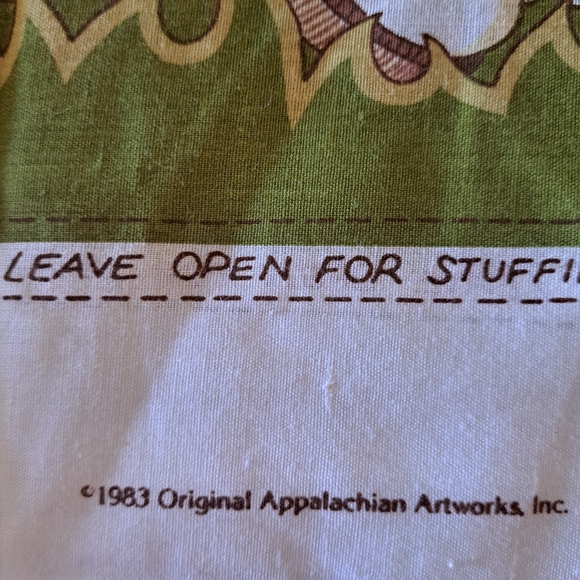 Vintage 1983 Cabbage Patch Pillow Cutout Pattern - Picture 10 of 10